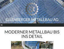 Tablet Screenshot of ellenberger-metallbau.ch